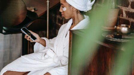 women with a robe